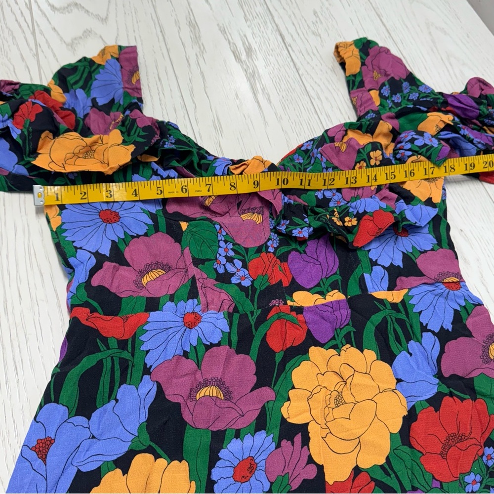 FARM Rio Colorful Floral Long Sleeve Dress - Picture 10 of 16